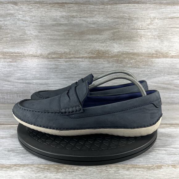 Cole Haan Men’s MotoGrand Suede Penny Driving Shoes Size 10 - Picture 1 of 9